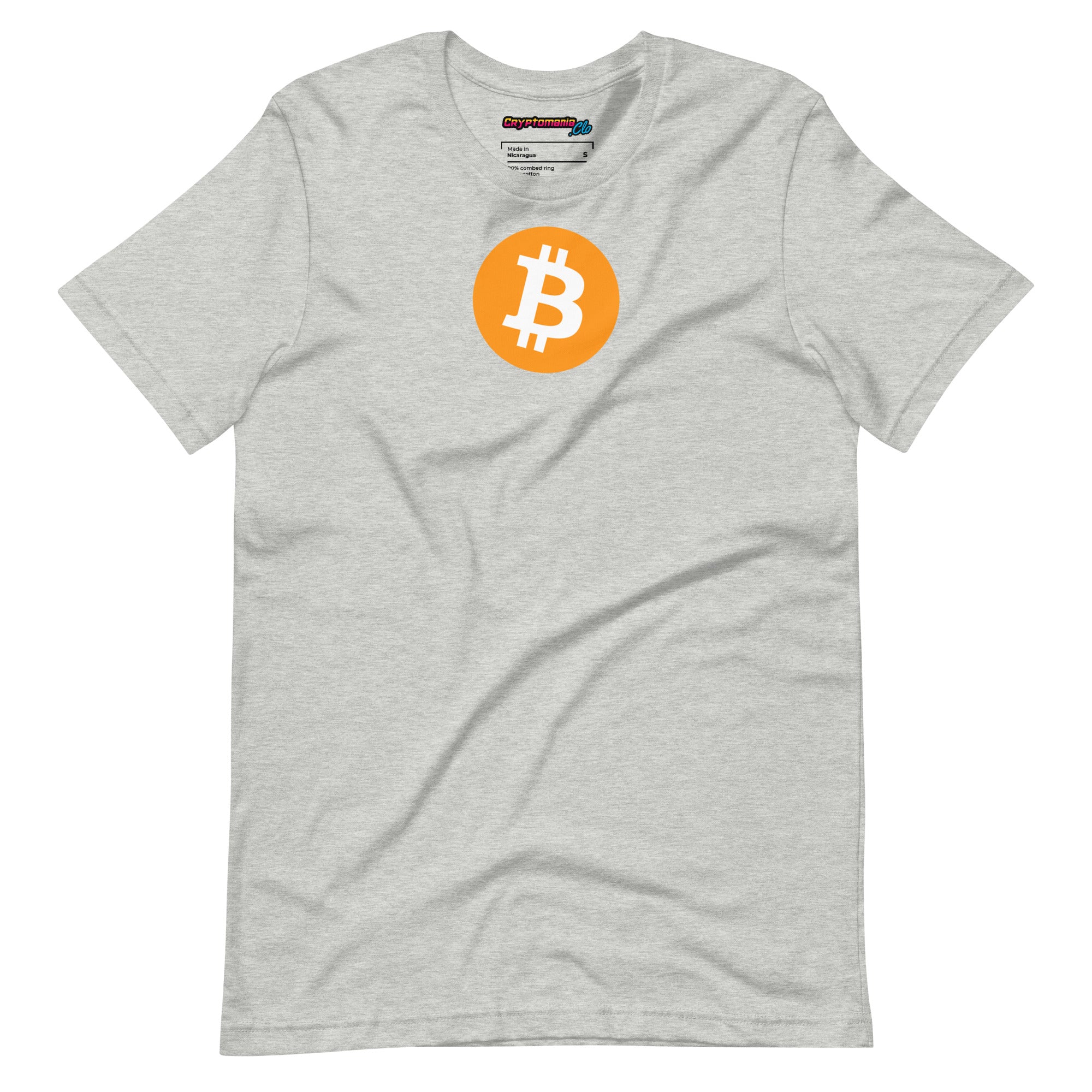 BITCOIN (BTC) LOGO T-SHIRT (GREY)