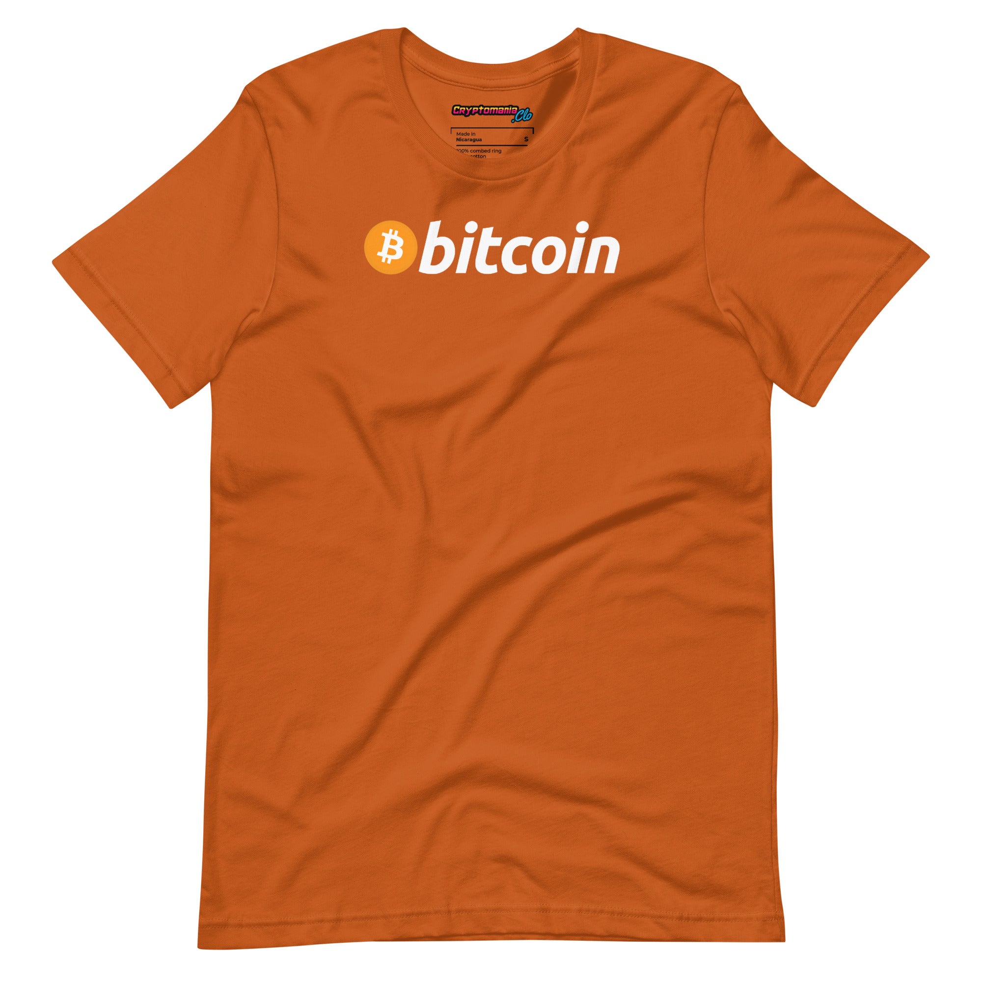BITCOIN (BTC) NAME LOGO T-SHIRT