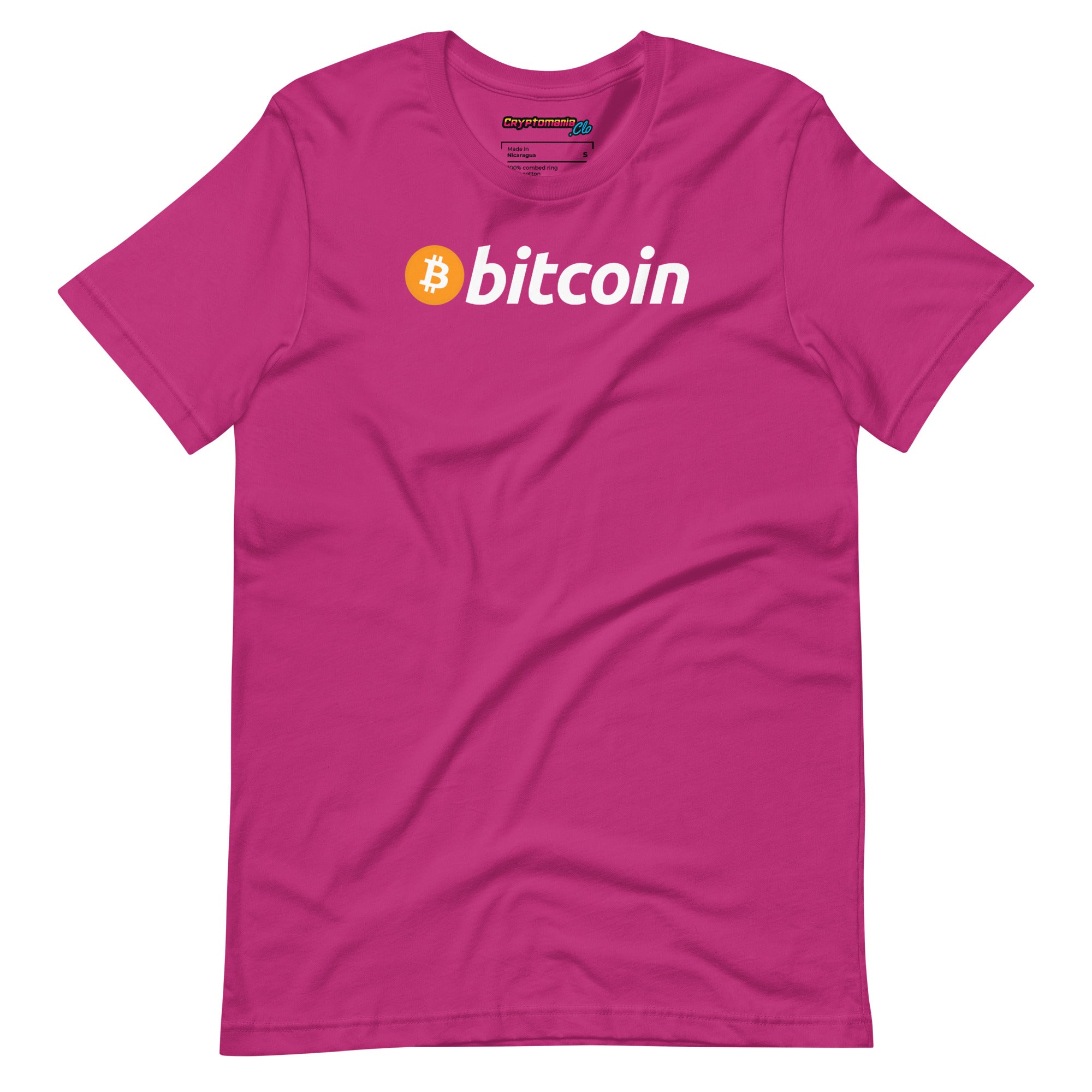 BITCOIN (BTC) NAME LOGO T-SHIRT