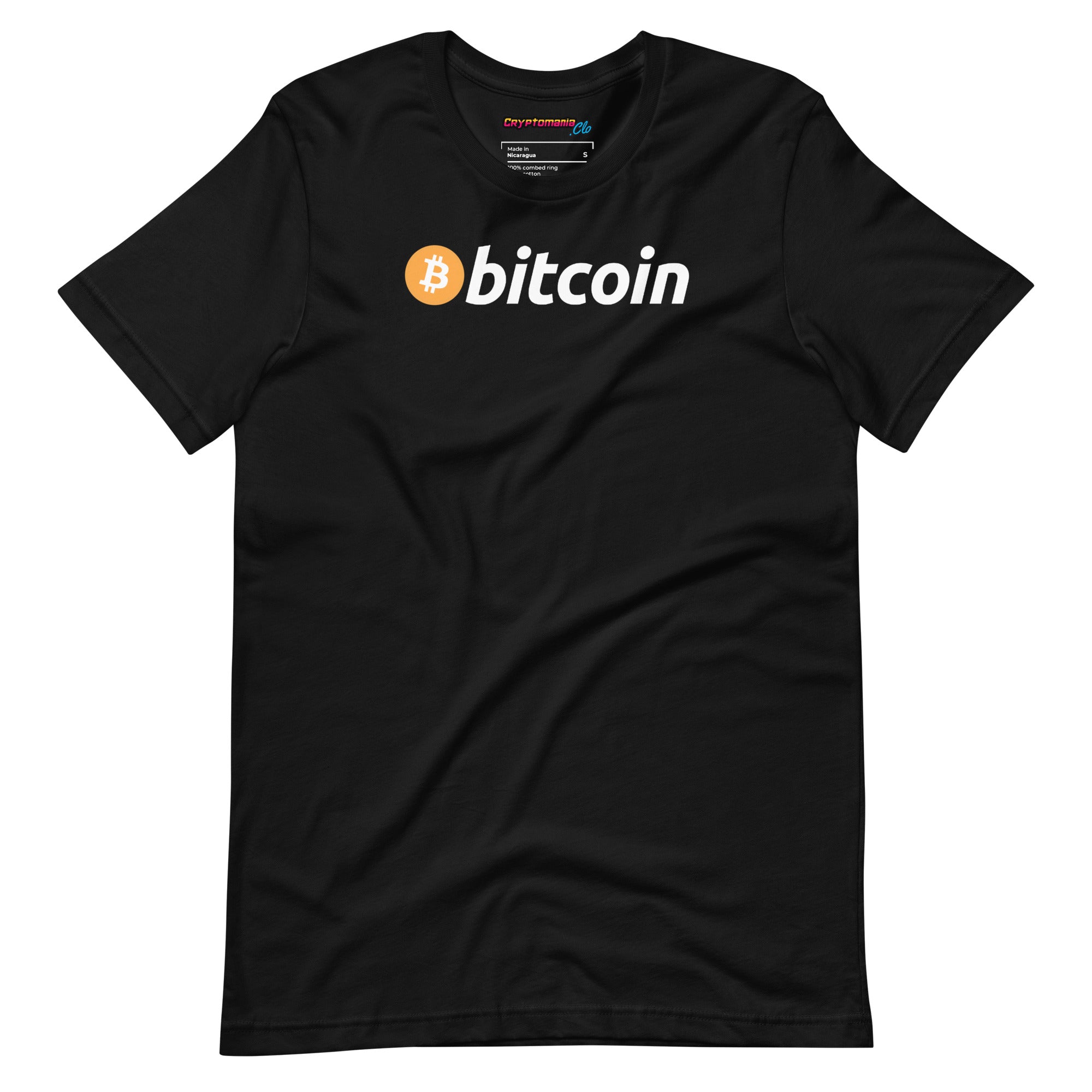 BITCOIN (BTC) NAME LOGO T-SHIRT