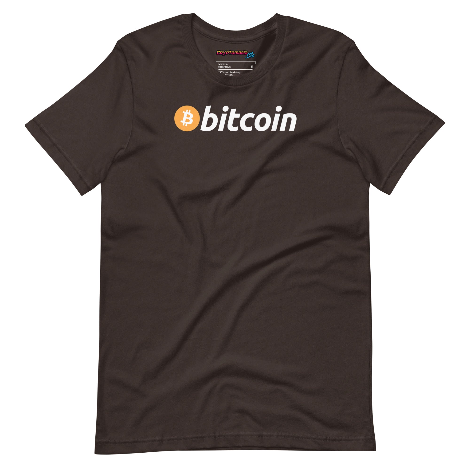 BITCOIN (BTC) NAME LOGO T-SHIRT