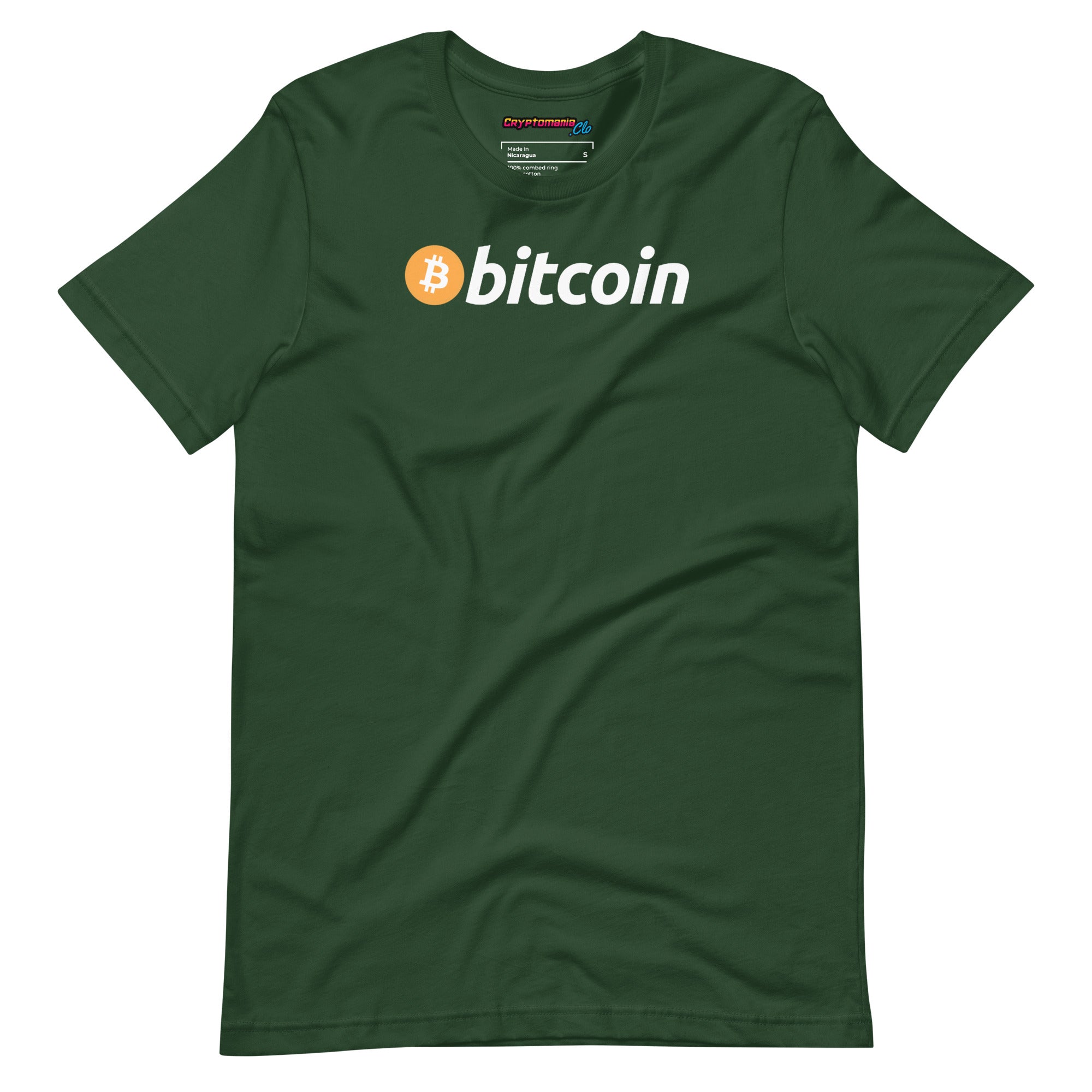 BITCOIN (BTC) NAME LOGO T-SHIRT