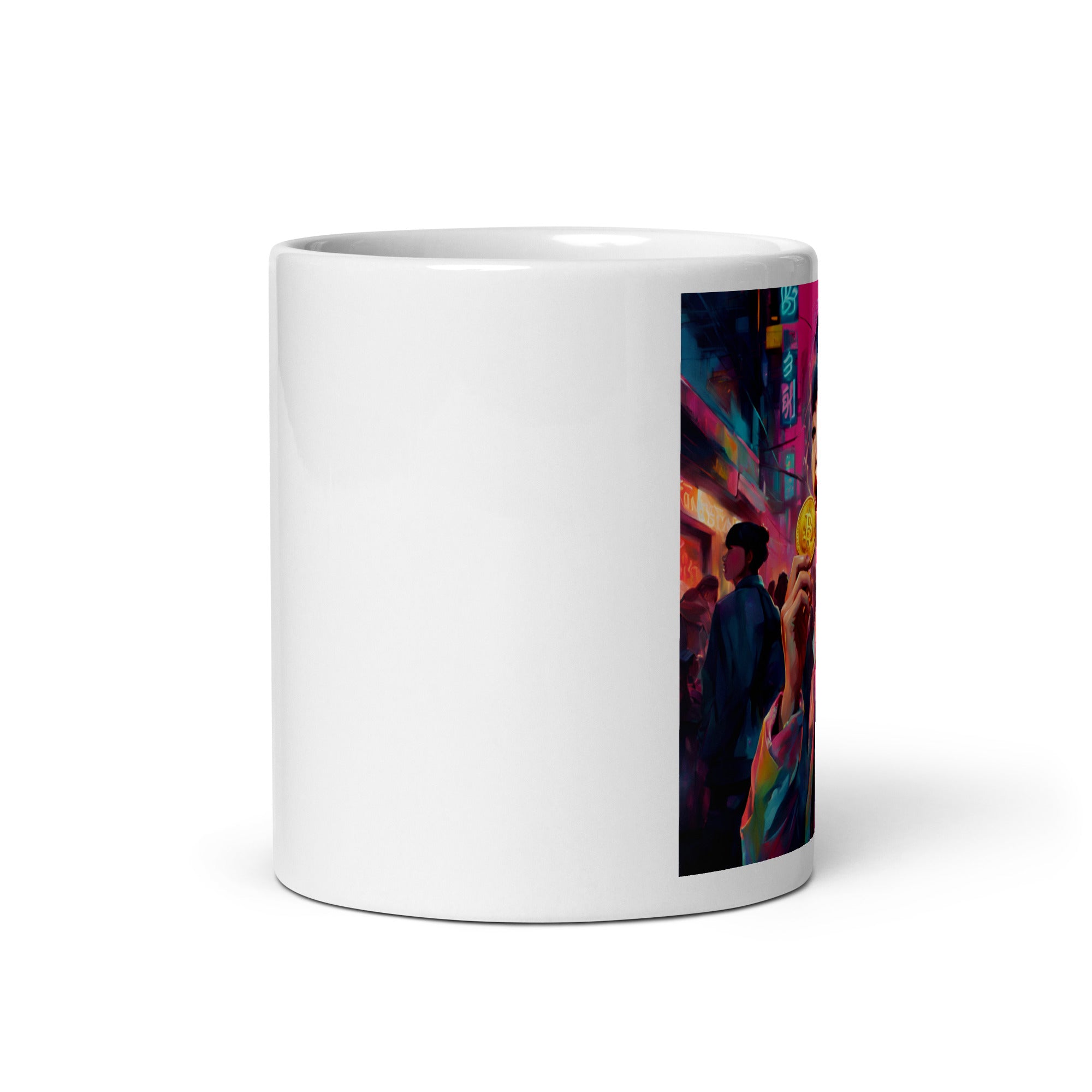 BITCOIN (BTC) MUG - CRYPTOPUNK HODLER EDITION