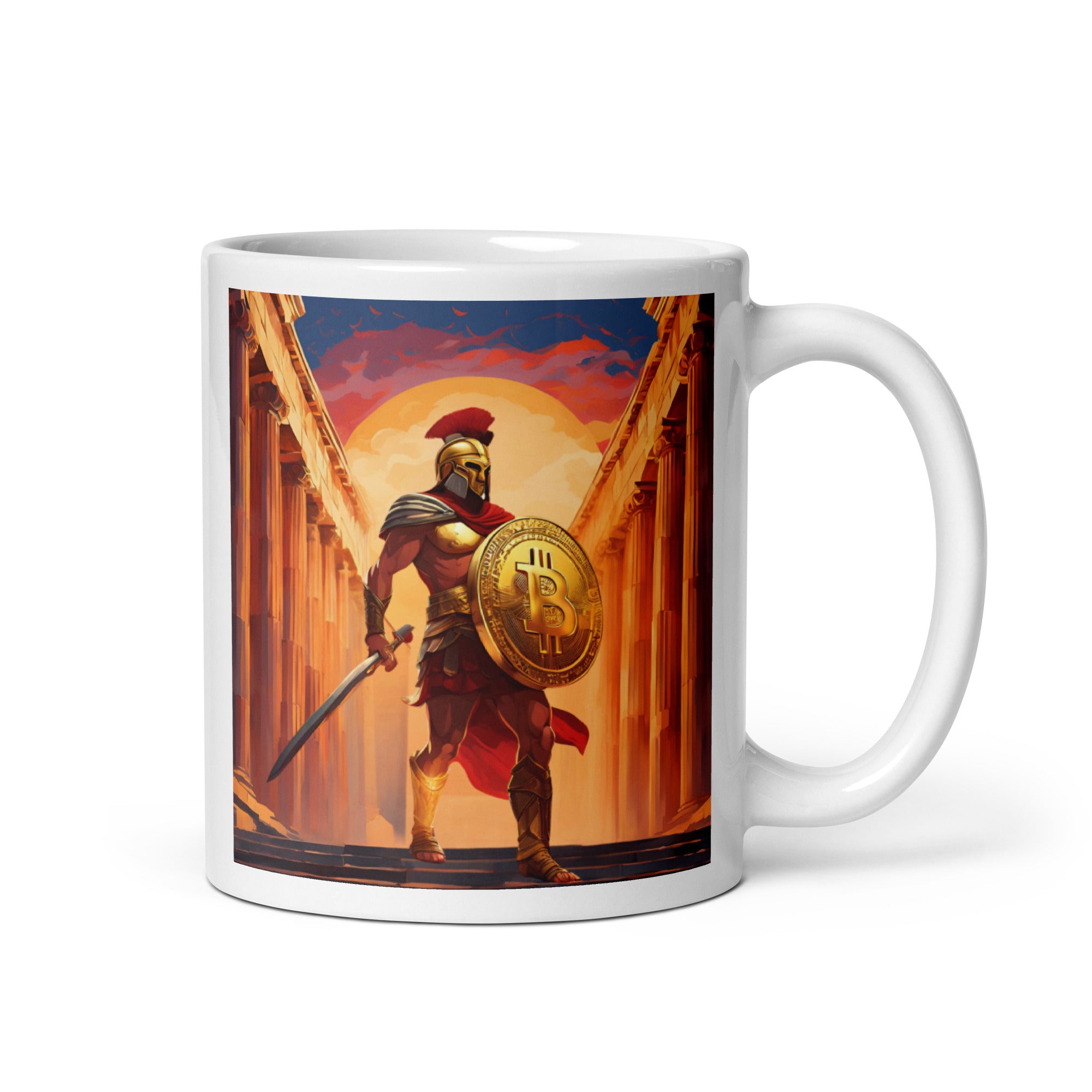BITCOIN (BTC) MUG - SPARTAN HODLER EDITION