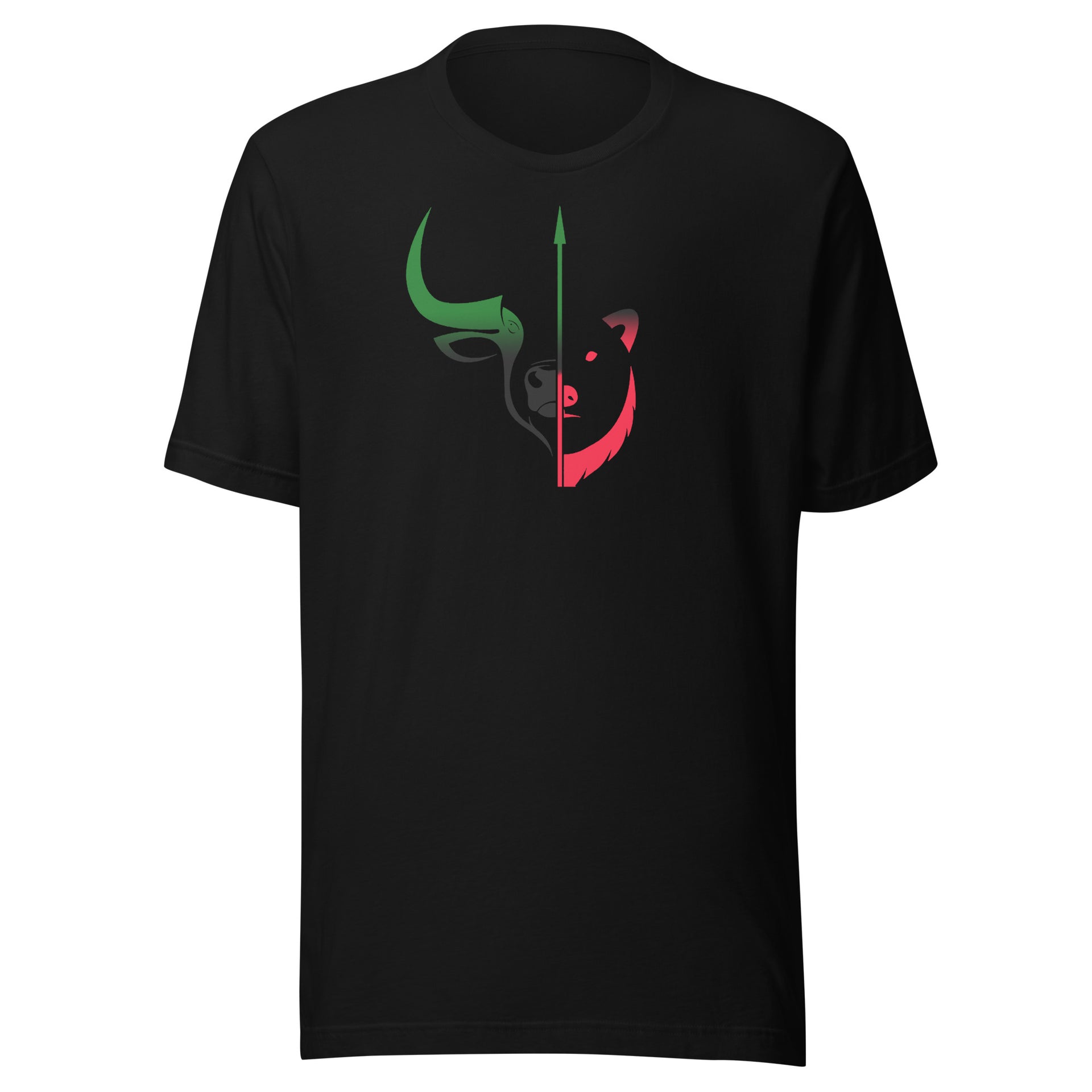 BULL VS BEAR FIGHT CRYPTO T-SHIRT