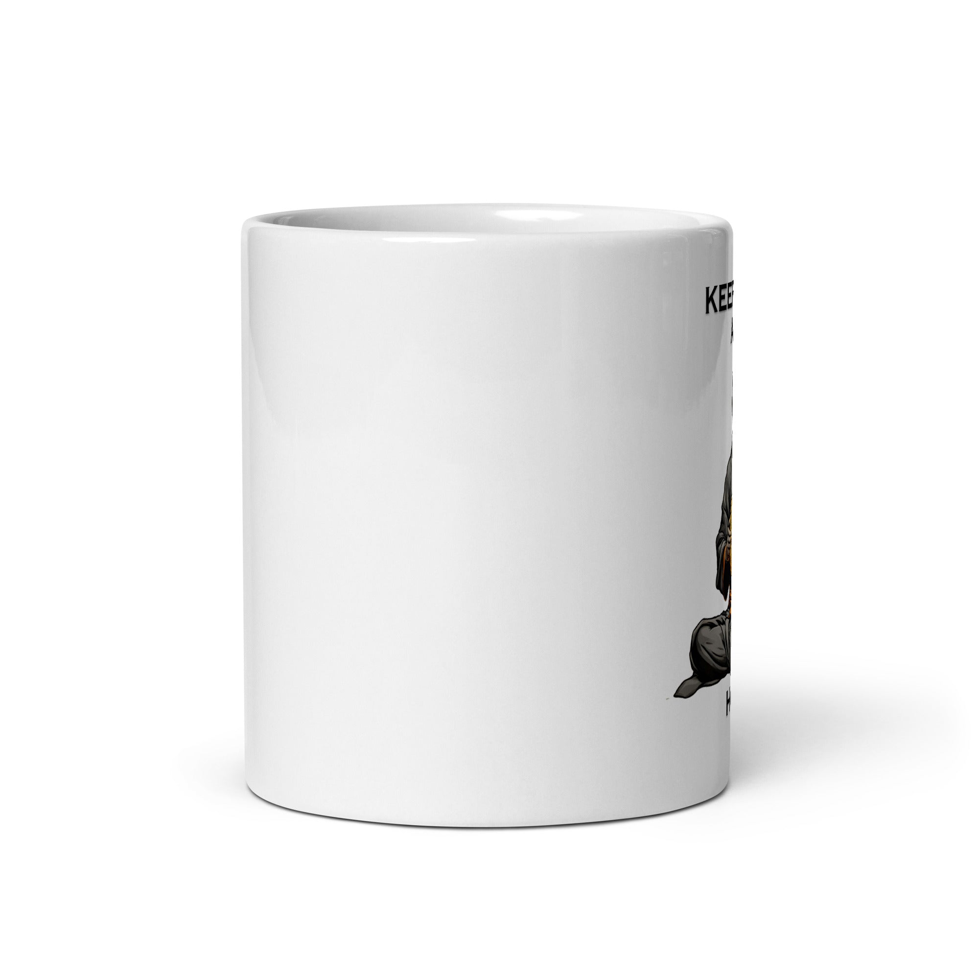 BITCOIN (BTC) SAOLIN KEEP CALM AND HODL MUG
