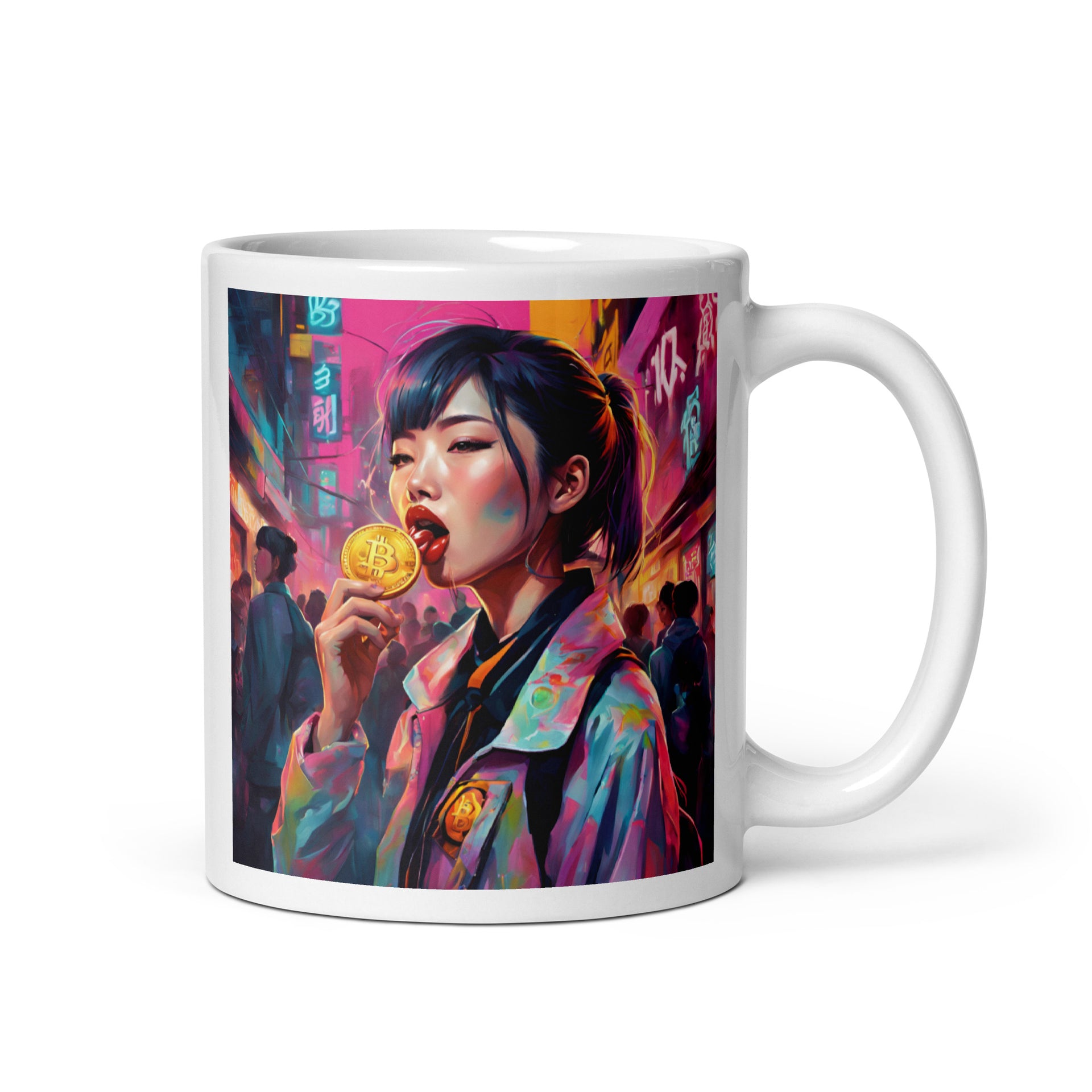 BITCOIN (BTC) MUG - CRYPTOPUNK HODLER EDITION
